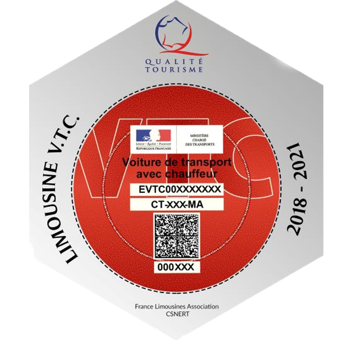 CHABÉ OBTAINS THE ” VTC – LIMOUSINE ” QUALITé LABEL